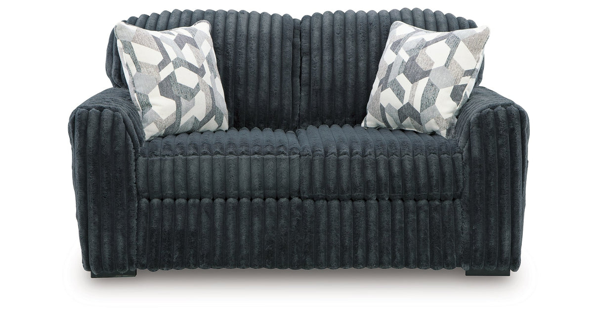 Midnight-Madness Gunmetal Living Room Set by Ashley at Eve Furniture