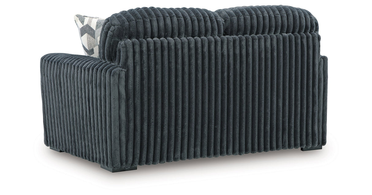 Midnight-Madness Gunmetal Living Room Set by Ashley at Eve Furniture