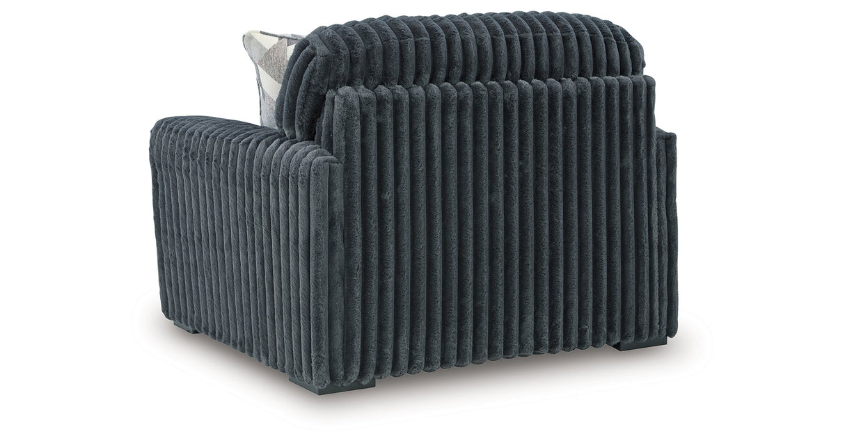 Midnight-Madness Gunmetal Living Room Set by Ashley at Eve Furniture