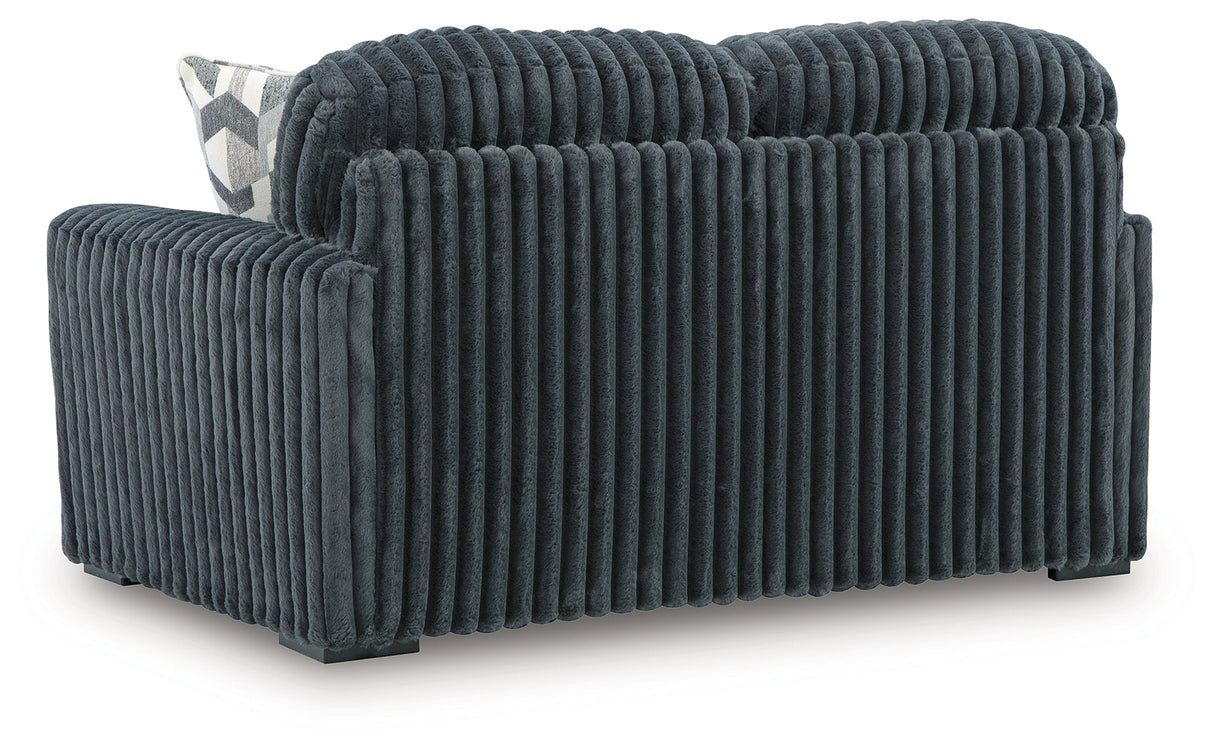 Midnight-Madness Gunmetal Living Room Set by Ashley at Eve Furniture