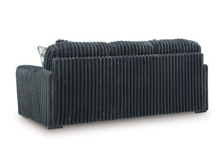Midnight-Madness Gunmetal Sofa and Chair and a Half by Ashley at Eve Furniture