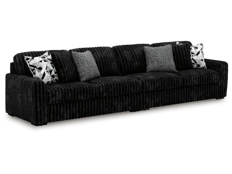 Midnight-Madness Onyx 2-Piece Sectional by Ashley at Eve Furniture