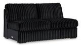 Midnight-Madness Onyx 4-Piece Left Arm Facing Chaise Sectional by Ashley at Eve Furniture