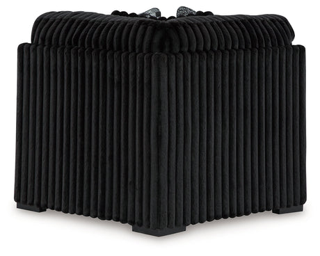 Midnight-Madness Onyx 4-Piece Sectional by Ashley at Eve Furniture