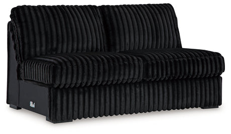 Midnight-Madness Onyx 4-Piece Sectional by Ashley at Eve Furniture