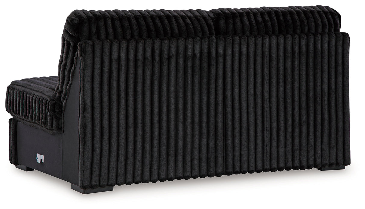 Midnight-Madness Onyx 4-Piece Sectional by Ashley at Eve Furniture