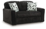 Midnight-Madness Onyx Loveseat by Ashley at Eve Furniture