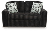Midnight-Madness Onyx Loveseat by Ashley at Eve Furniture