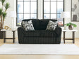 Midnight-Madness Onyx Loveseat by Ashley at Eve Furniture