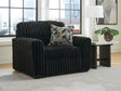 Midnight-Madness Onyx Oversized Chair by Ashley at Eve Furniture