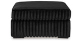 Midnight-Madness Onyx Oversized Chair with Accent Ottoman by Ashley at Eve Furniture