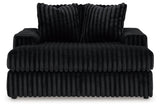 Midnight-Madness Onyx Oversized Chaise by Ashley at Eve Furniture