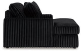 Midnight-Madness Onyx Oversized Chaise by Ashley at Eve Furniture