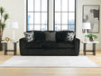 Midnight Madness Onyx Sofa by Ashley at Eve Furniture