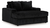 Midnight-Madness Onyx Super Chaise and Oversized Chaise by Ashley at Eve Furniture