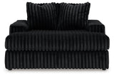 Midnight-Madness Onyx Super Chaise and Oversized Chaise by Ashley at Eve Furniture