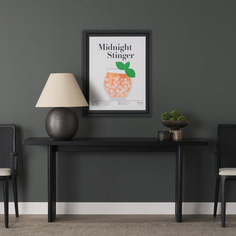 Midnight Stinger by Mercana Studio a Hand Embelished Textured Framed Art Print Matted under Glass by Mercana at Eve Furniture