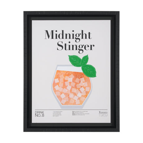 Midnight Stinger by Mercana Studio a Hand Embelished Textured Framed Art Print Matted under Glass by Mercana at Eve Furniture
