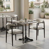 Midori White Outdoor Dining Chair by Zuomod at Eve Furniture