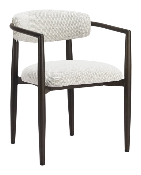 Midori White Outdoor Dining Chair by Zuomod at Eve Furniture