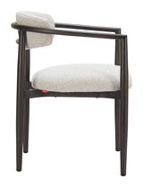Midori White Outdoor Dining Chair by Zuomod at Eve Furniture
