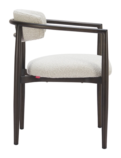 Midori White Outdoor Dining Chair by Zuomod at Eve Furniture