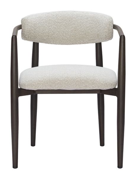 Midori White Outdoor Dining Chair by Zuomod at Eve Furniture