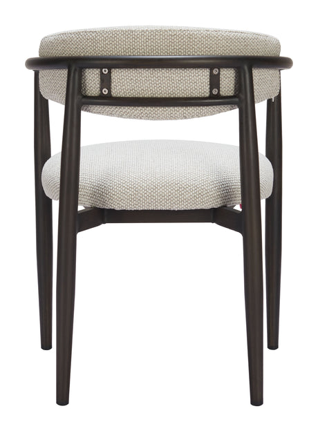 Midori White Outdoor Dining Chair by Zuomod at Eve Furniture