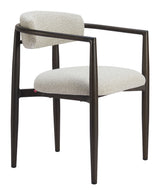 Midori White Outdoor Dining Chair by Zuomod at Eve Furniture