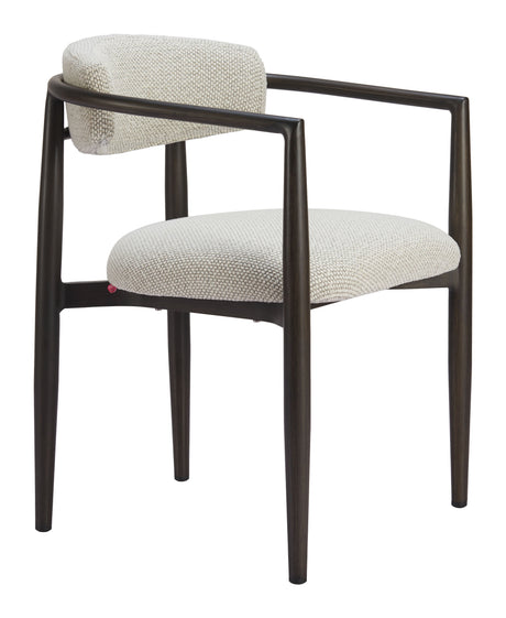 Midori White Outdoor Dining Chair by Zuomod at Eve Furniture