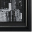 Midtown Manhattan Skyline (Set of 3) by Richard Silver Textured Framed Art Print Matted under Glass by Mercana at Eve Furniture