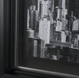Midtown Manhattan Skyline (Set of 3) by Richard Silver Textured Framed Art Print Matted under Glass by Mercana at Eve Furniture