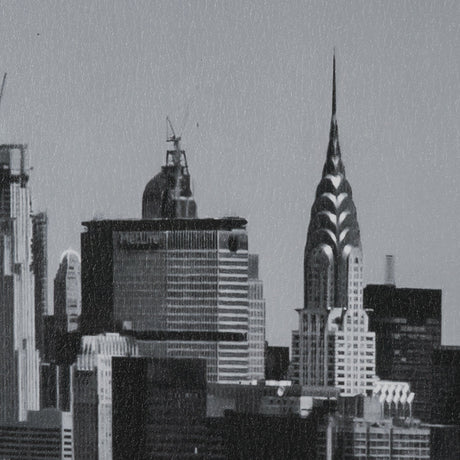 Midtown Manhattan Skyline (Set of 3) by Richard Silver Textured Framed Art Print Matted under Glass by Mercana at Eve Furniture