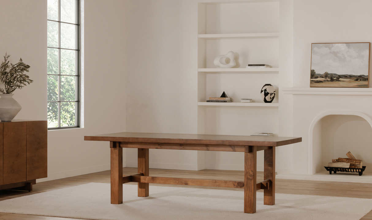 Mikoshi Small Dining Table - Vintage Brown by Moe's Home at Eve Furniture