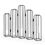 Mila 13.4L x 2.5W x 11.0H Metal and Glass Decorative Accent by Mercana at Eve Furniture