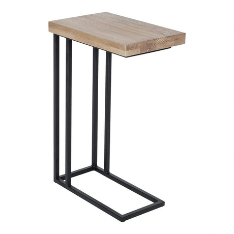 Mila C Shaped Side Table Natural by Moe's Home at Eve Furniture