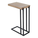 Mila C Shaped Side Table Natural by Moe's Home at Eve Furniture