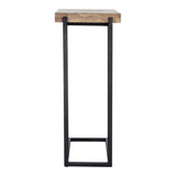 Mila C Shaped Side Table Natural by Moe's Home at Eve Furniture