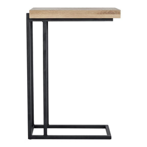 Mila C Shaped Side Table Natural by Moe's Home at Eve Furniture