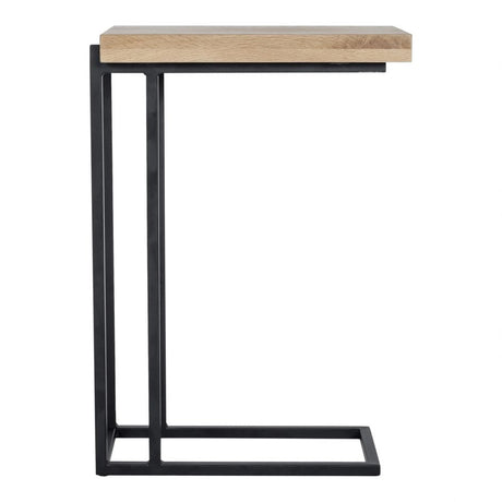 Mila C Shaped Side Table Natural by Moe's Home at Eve Furniture