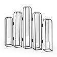 Mila Metal and Glass Decorative Accent by Mercana at Eve Furniture