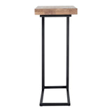 Mila Natural C Shaped Side Table by Moe's Home at Eve Furniture