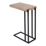 Mila Natural C Shaped Side Table by Moe's Home at Eve Furniture