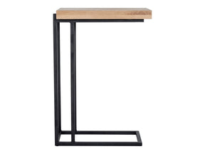 Mila Natural C Shaped Side Table by Moe's Home at Eve Furniture