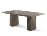 Mila Washed Gray Dining Room Set by Steve Silver at Eve Furniture