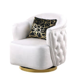 Mila White Velvet Living Room Set by New Era Innovations at Eve Furniture