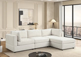 Milan Beige 4-Piece Performance Fabric Modular Sectional by Happy Homes at Eve Furniture