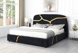 Milan Black King Platform Bed by New Era Innovations at Eve Furniture