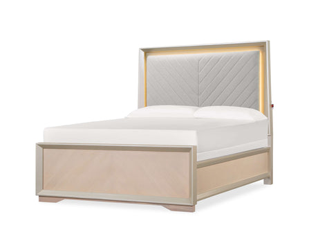 Milan Pale Brown Bedroom Set by Cosmos Furniture at Eve Furniture