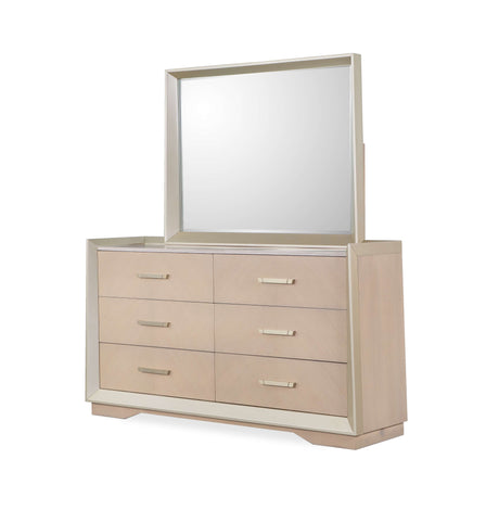 Milan Pale Brown Bedroom Set by Cosmos Furniture at Eve Furniture